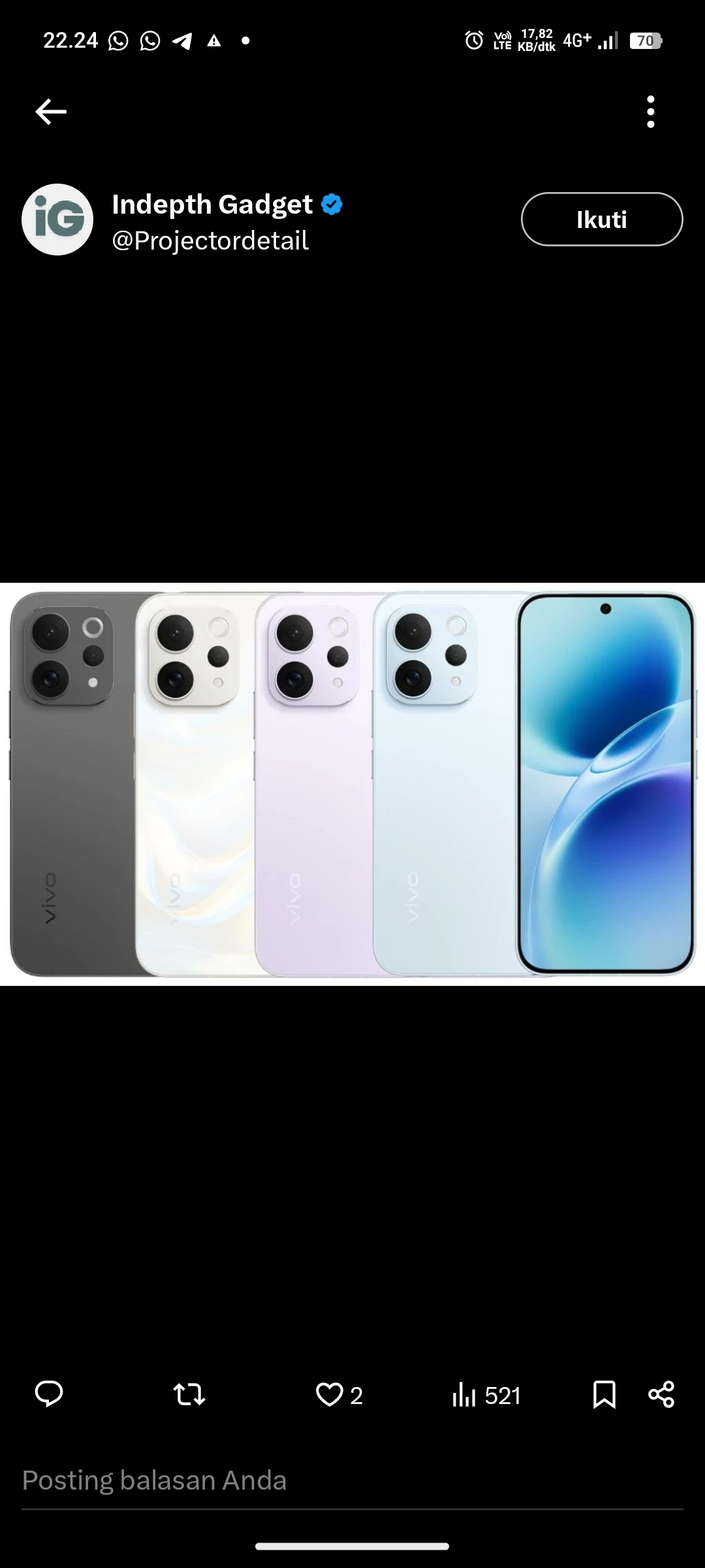 Vivo V70 Elite