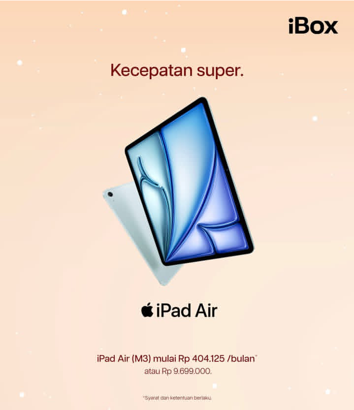 Buruan ipad air (M3) mulai 400an