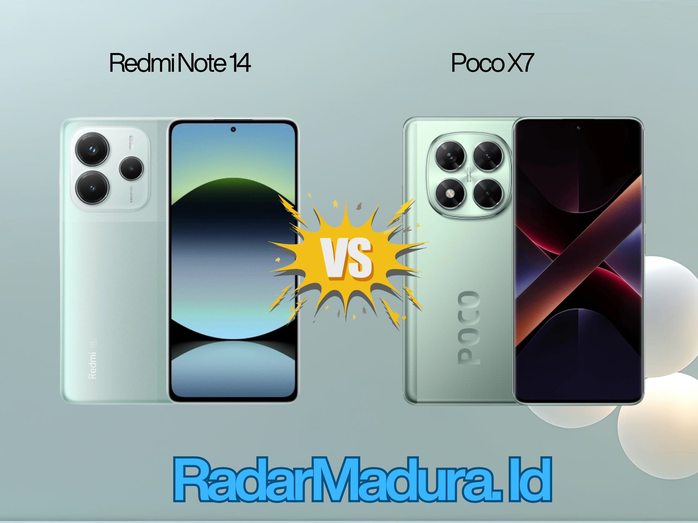 Redmi Note 14 vs  Poco X7 , mana paling worth it?