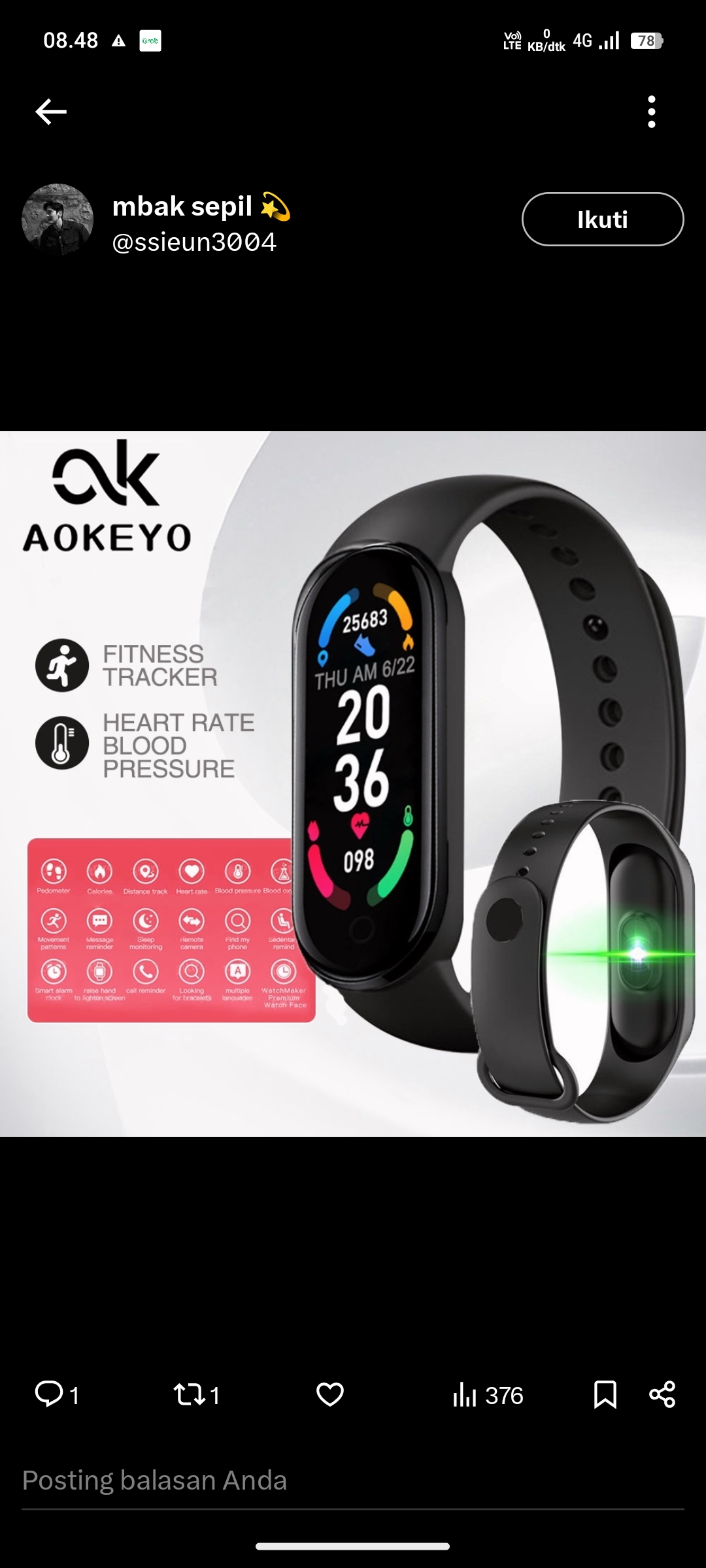 AOKEYO Smartband