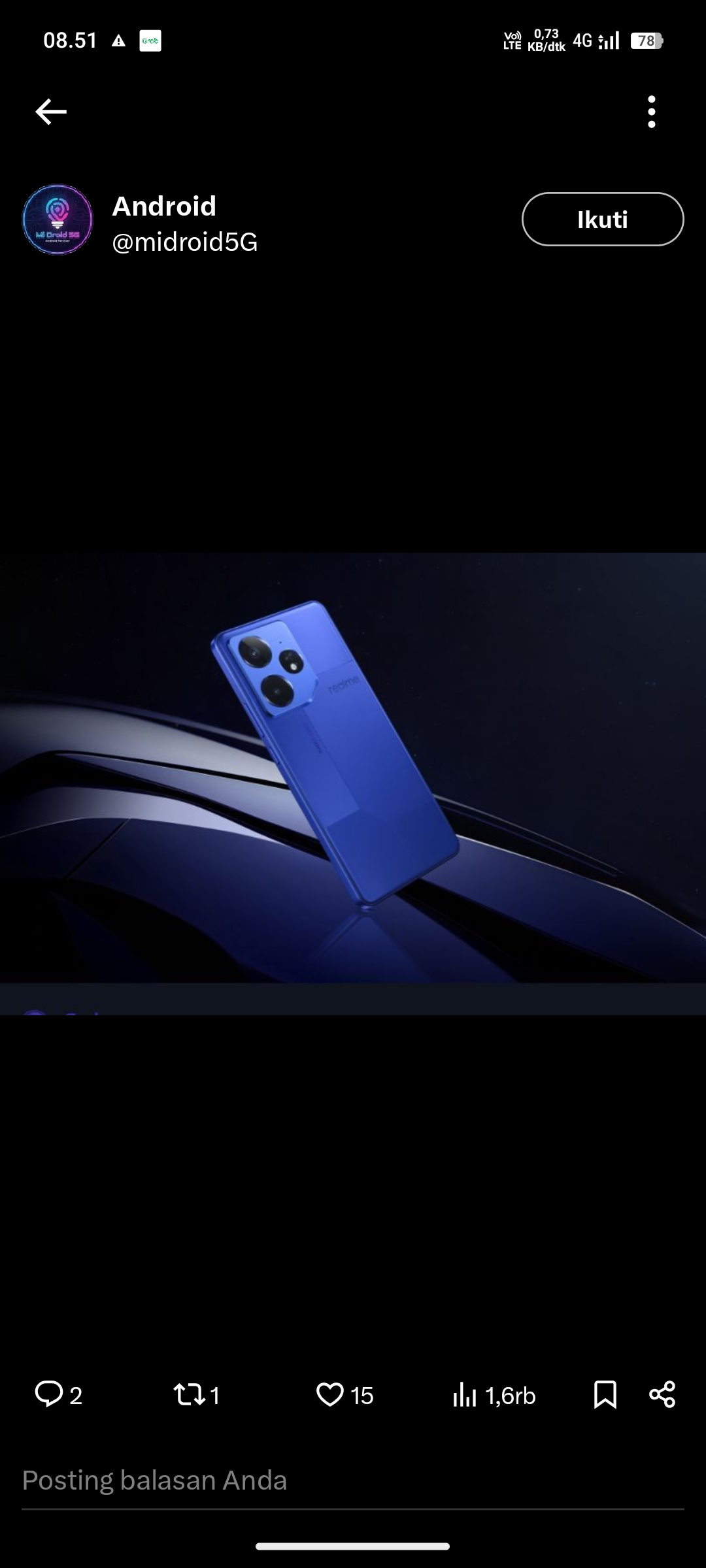Ilustrasi Realmi Neo 8