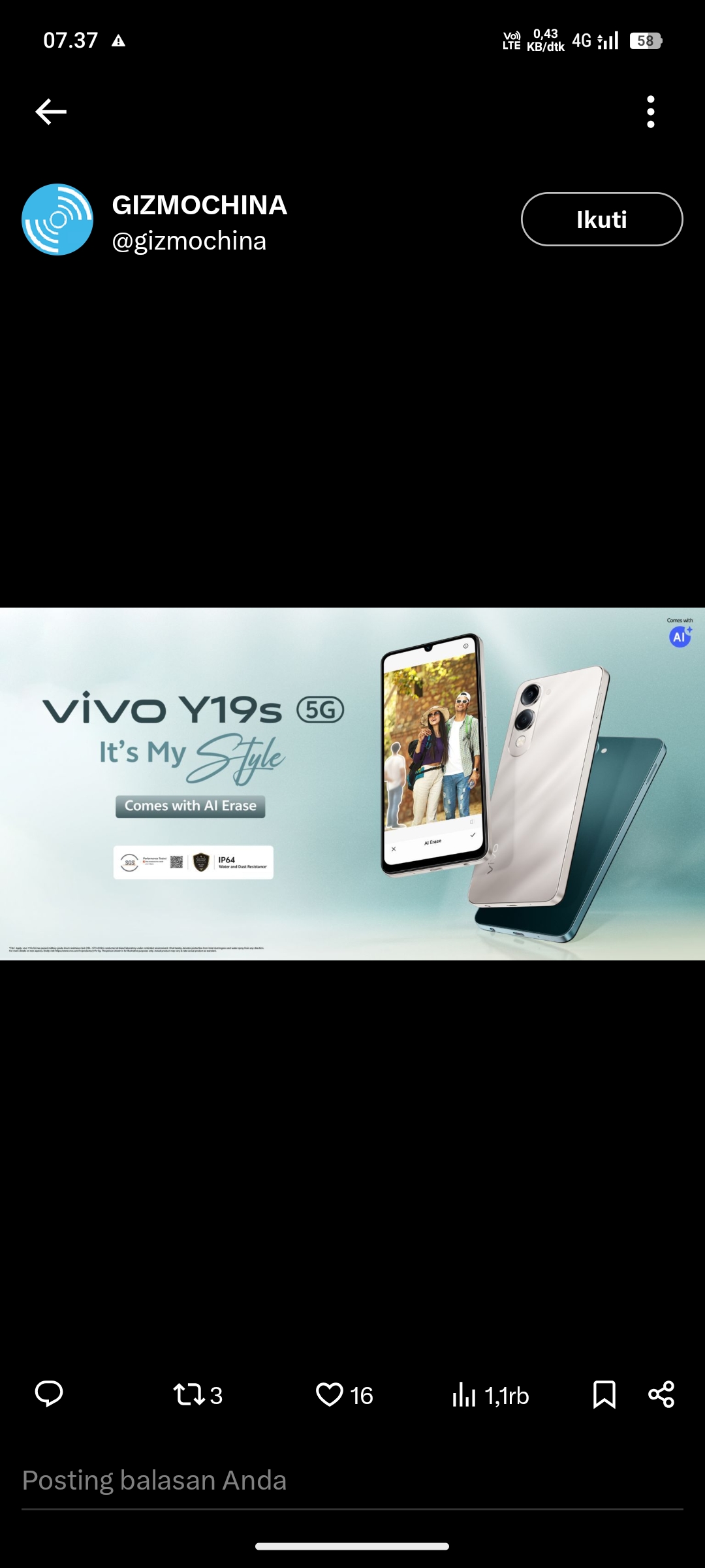 Vivo Y19s