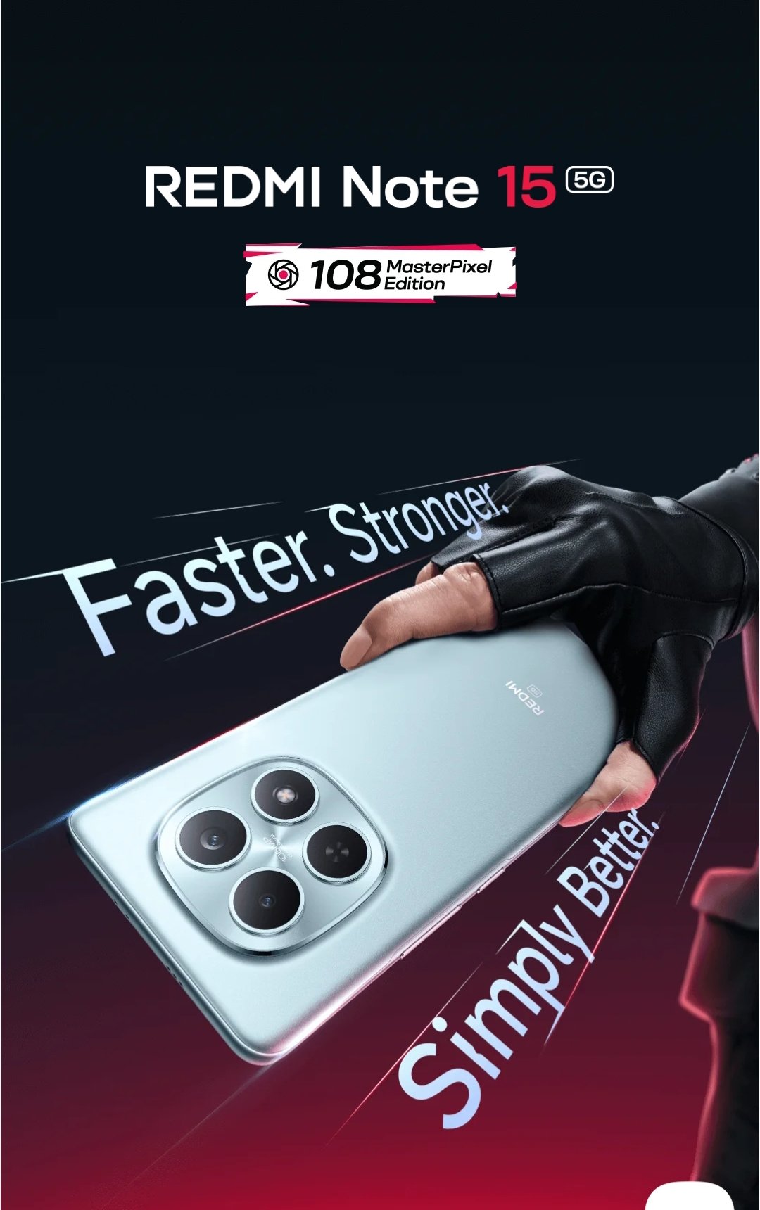 Poster resmi Redmi Note 15 5G