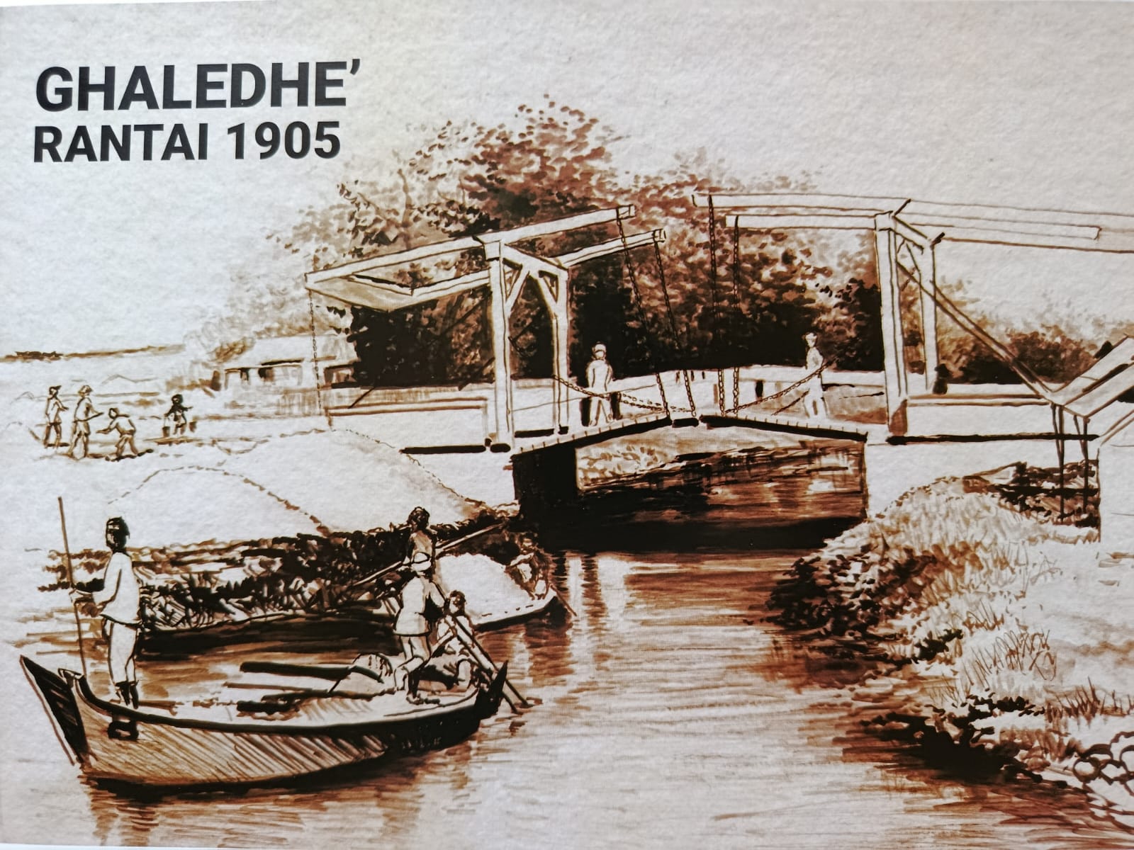 Salah satu sketsa yang ada di dalam kalender tahun 2026