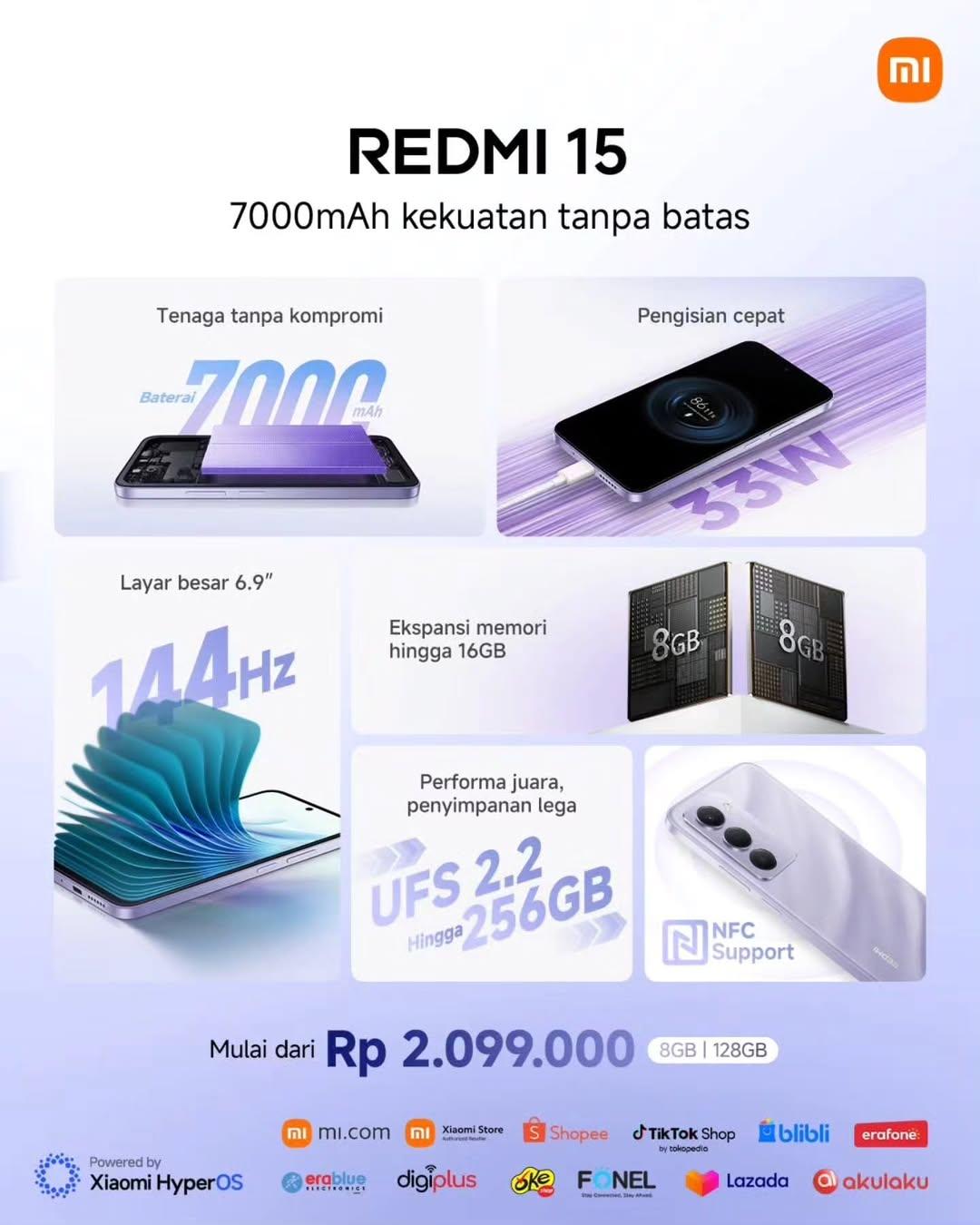 Poster Resmi Redmi 15