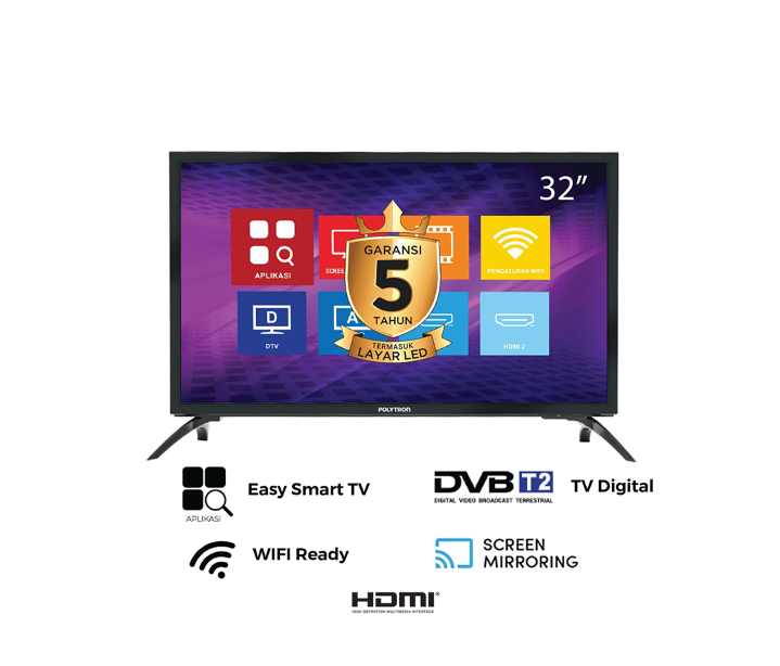 TV LED Polytron dipakai gaming nontstop seharian tetap stabil