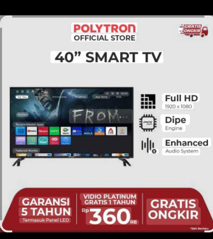 Terdapat beberapa fitur unggulan di TV LED Polytron