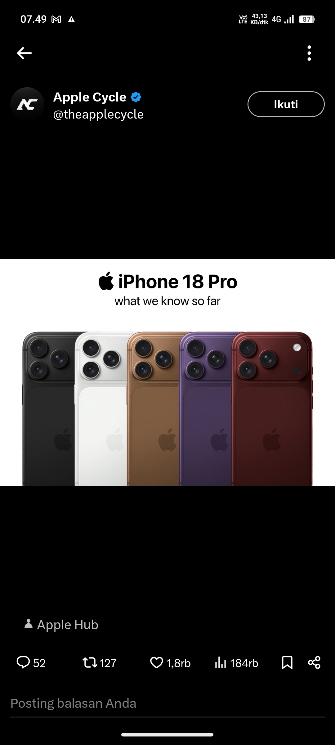 iPhone 18 Pro