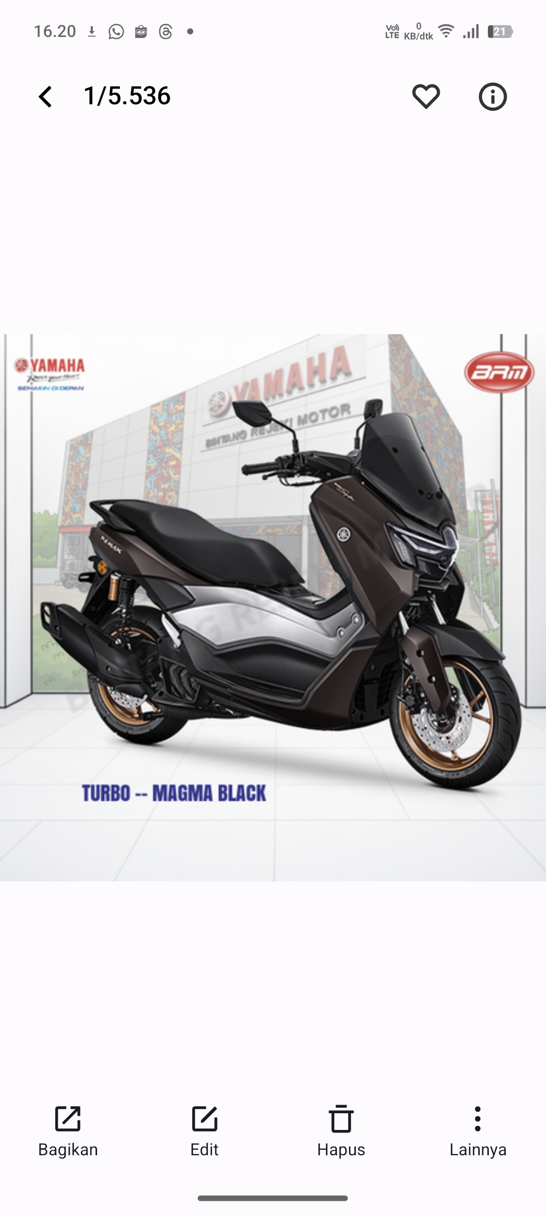 Yamaha NMAX Turbo 2026