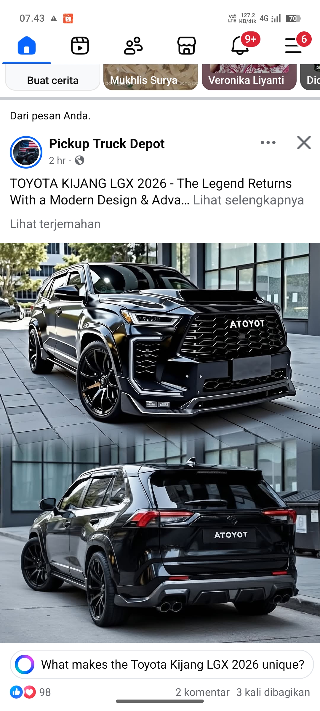 Toyota Kijang LGX 2026