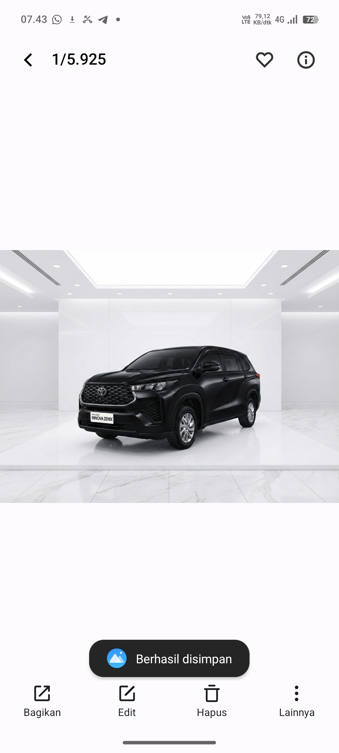 Toyota Kijang Innova Zenix terbaru 2026