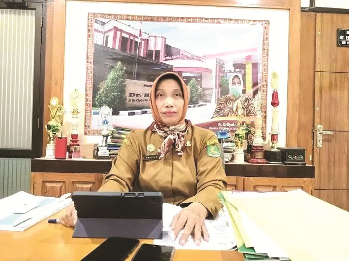 Direktur RSUD dr H Moh. Anwar Sumenep dr Erliyati (MOH. IQBAL/JPRM)