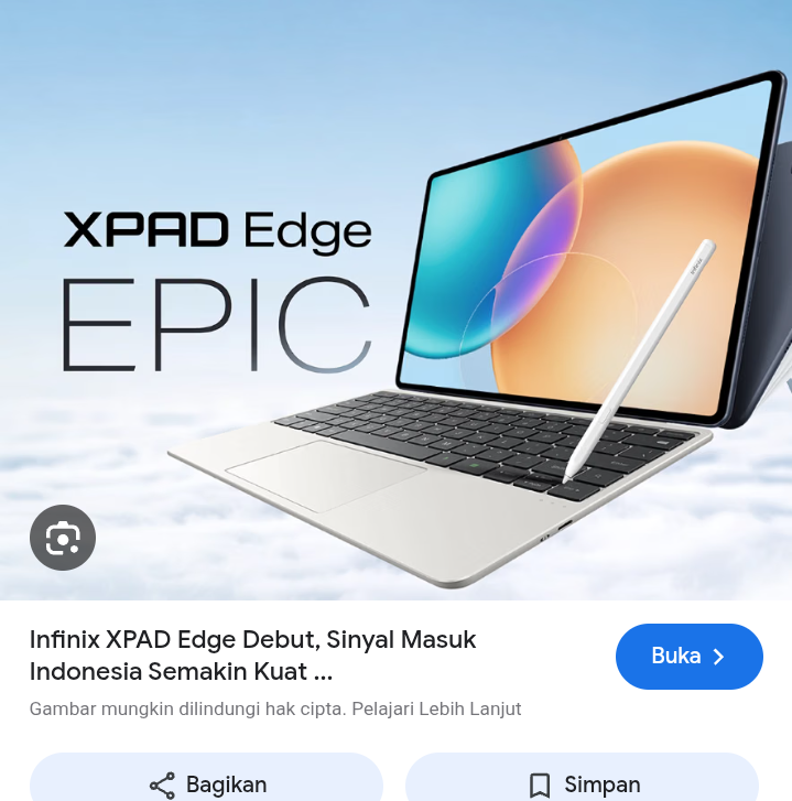 Performa Infinix XPad Edge 2026