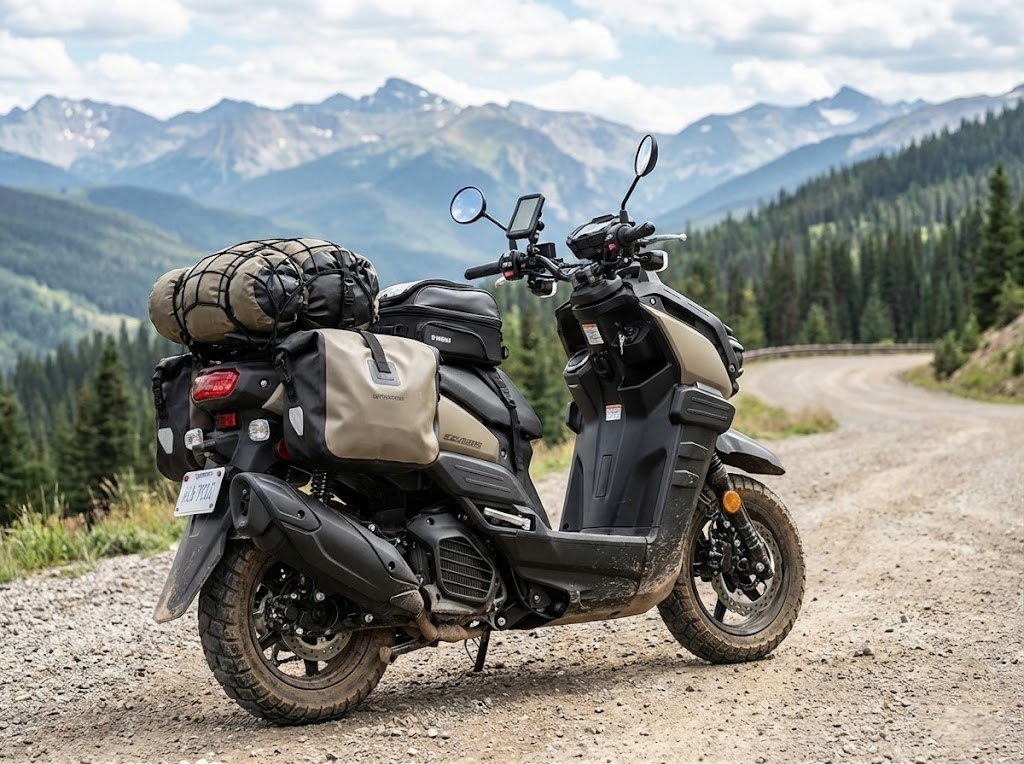 Yamaha Zuma 125 2026 siap dibawa touring