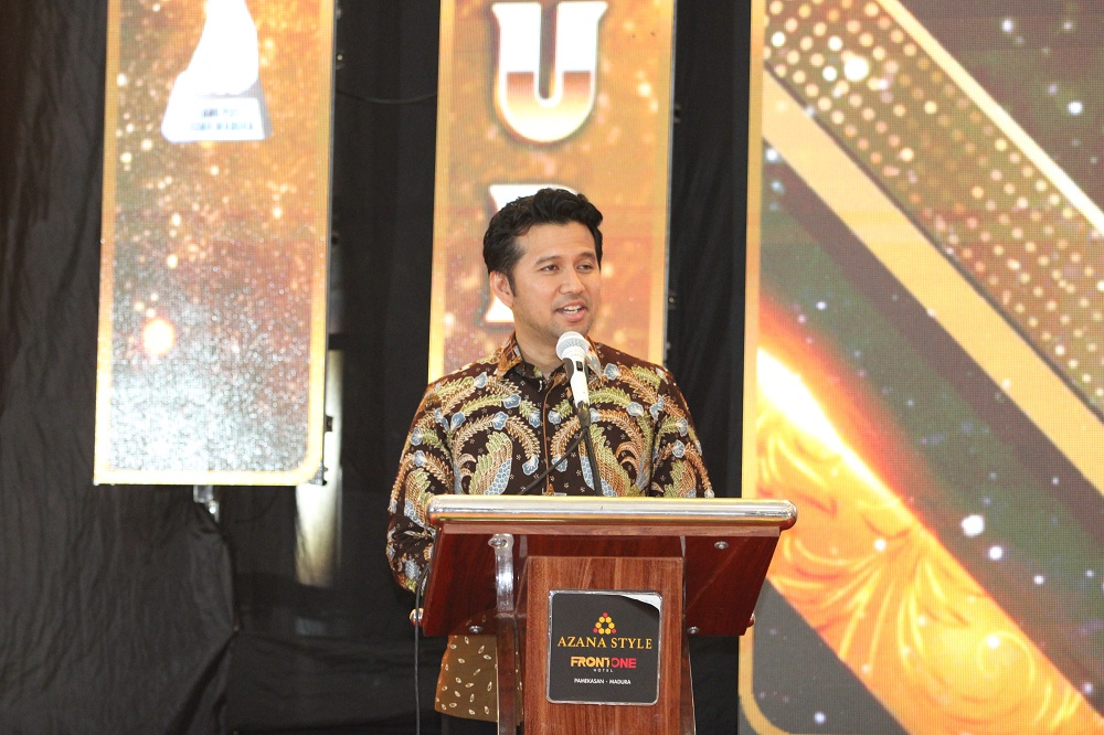 BERSAHAJA: Wakil Gubernur Jawa Timur Emil Elestianto Dardak.