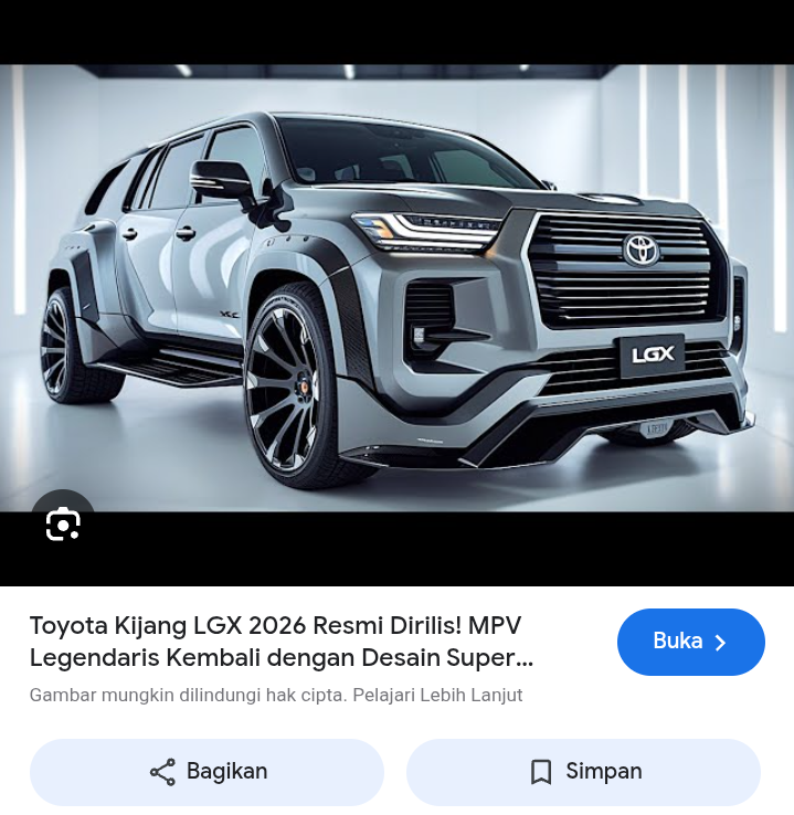 Salah satu daya tarik utama Toyota Kijang LGX terletak pada interiornya yang luas