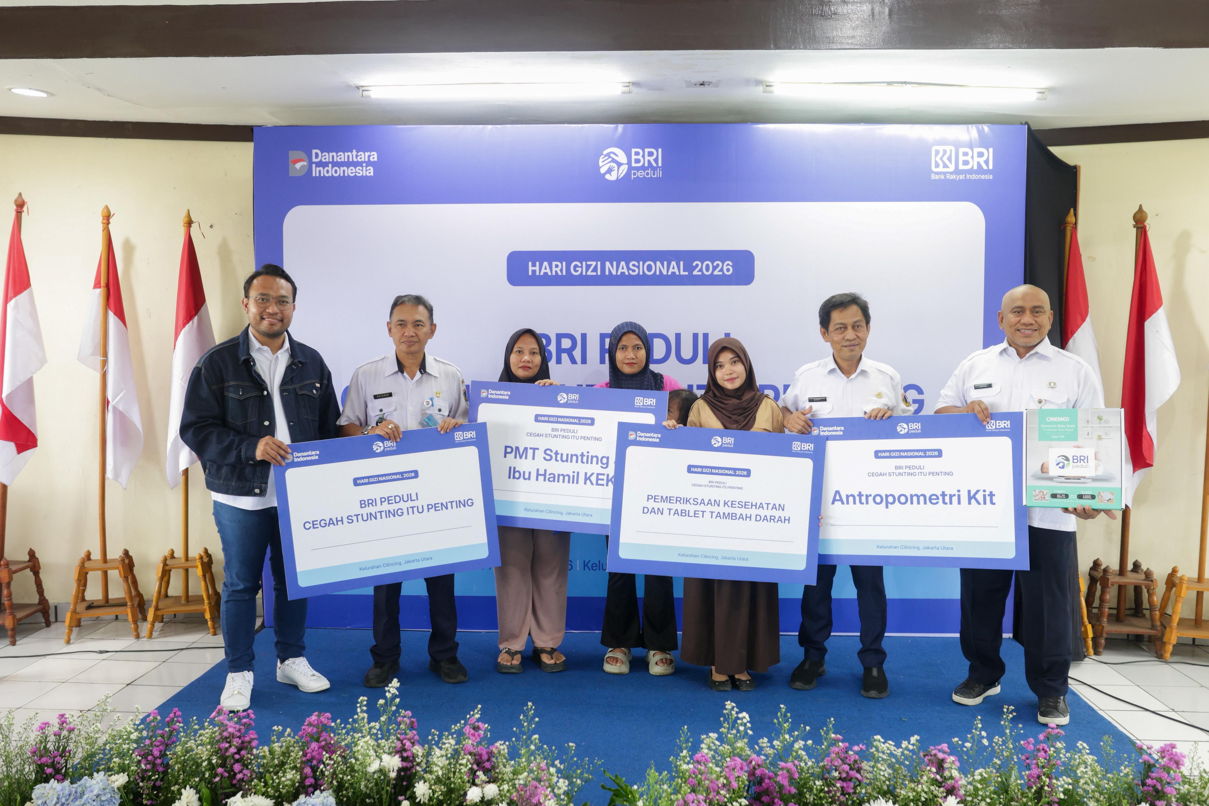 MEMBANGGAKAN: BRI Peduli peduli pengentasan stunting melalui program CSR BRI.