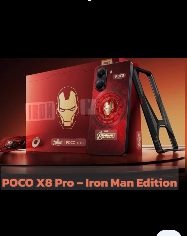 Dalam kondisi cahaya minim, Poco X8 Pro Iron Man Edition 2026