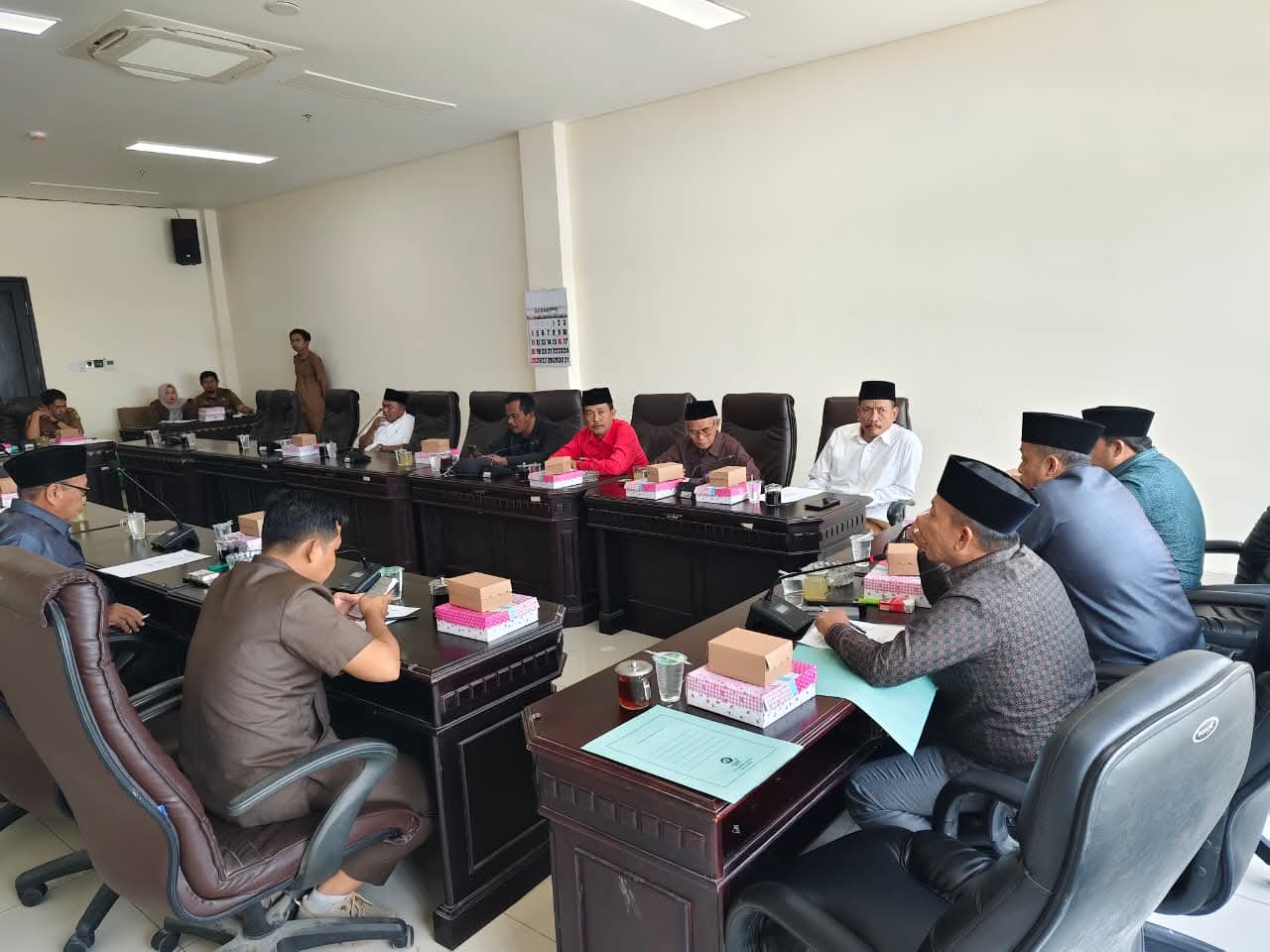 FOKUS: Badan Musyawarah (Bamus) DPRD Sumenep saat menggelar di kantornya pada Selasa (20/1).