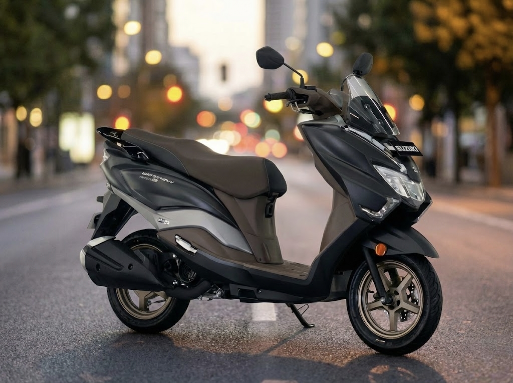 Ilustrasi Suzuki Burgman Street 125 EX 2026