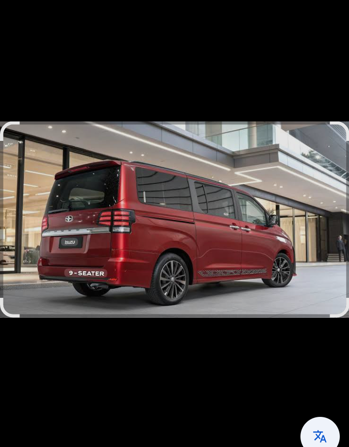 Kabin menjadi salah satu nilai jual utama Isuzu 9-Seater 2026 yang menawarkan ruang luas untuk sembilan penumpang