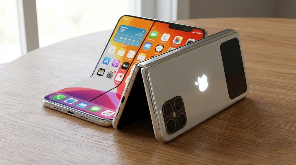 Ilustrasi Apple iPhone Fold