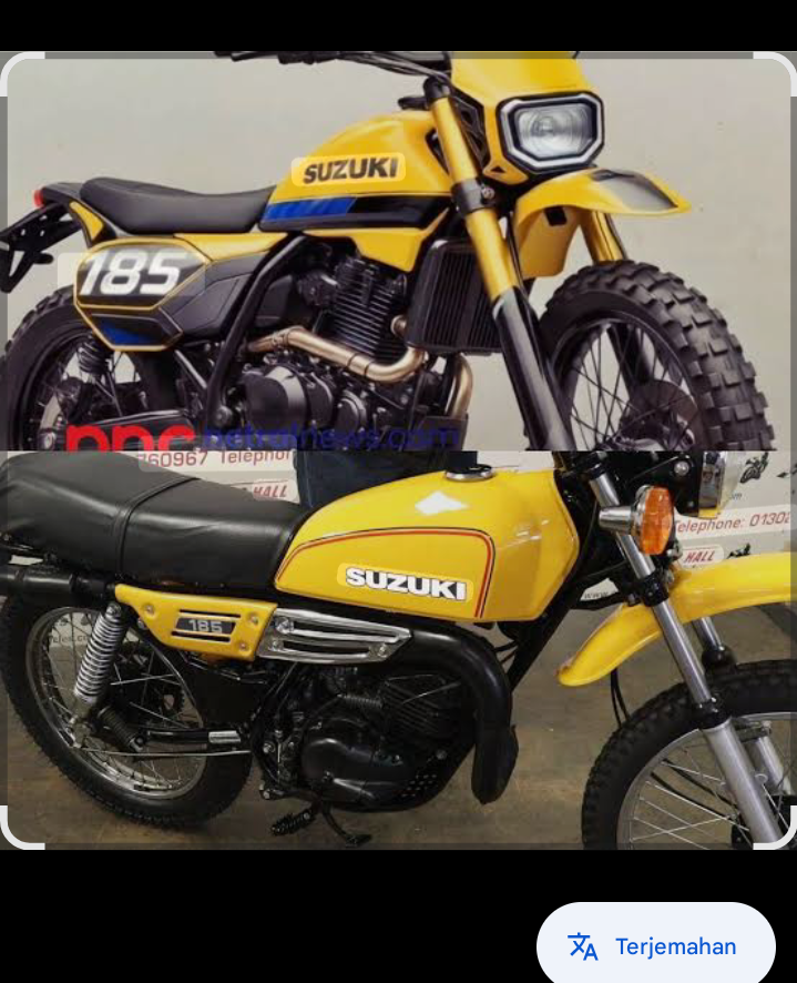 Suzuki TS185 Reborn terlihat menonjol dengan desain tangki sederhana