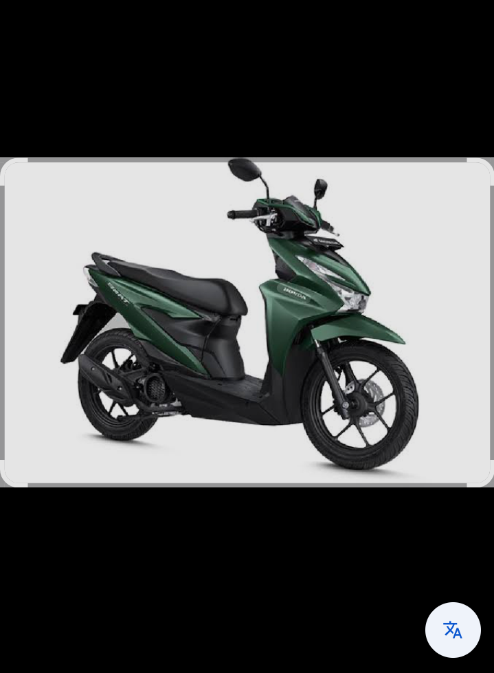 wajah baru BeAT 125 terlihat lebih berani dan dinamis.