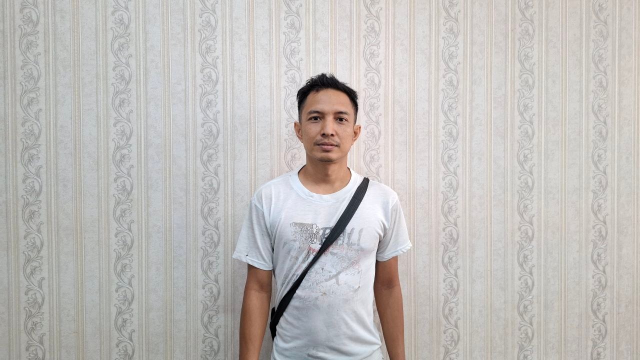 BERTERIMAKASIH: Merica Roballi, pekerja swasta yang telah menjadi peserta JKN selama kurang lebih 10 tahun.