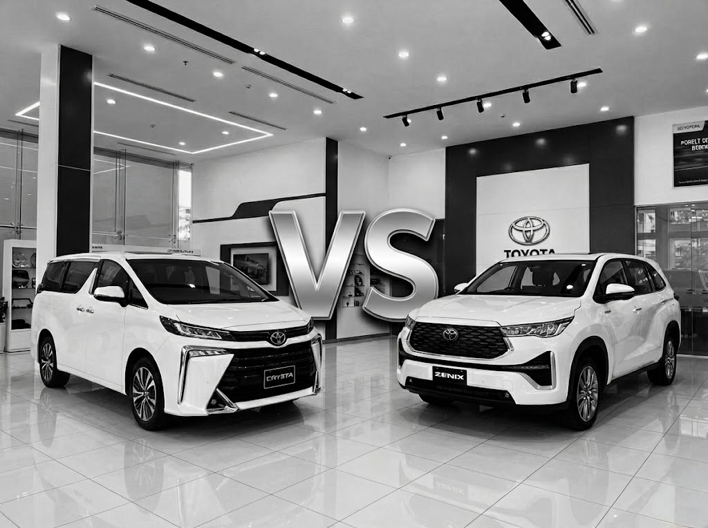 Toyota Innova 2026 Crysta vs Zenix Hybrid