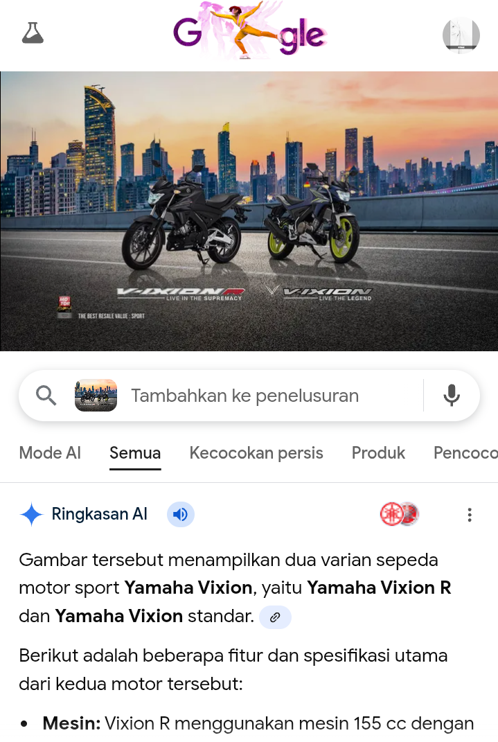 Yamaha Vixion 2026 dikabarkan mengusung garis bodi yang lebih tajam dan dinamis.