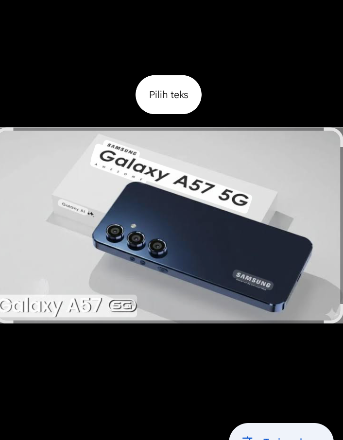 Dari segi desain, Galaxy A57 5G tampil elegan dan minimalis.