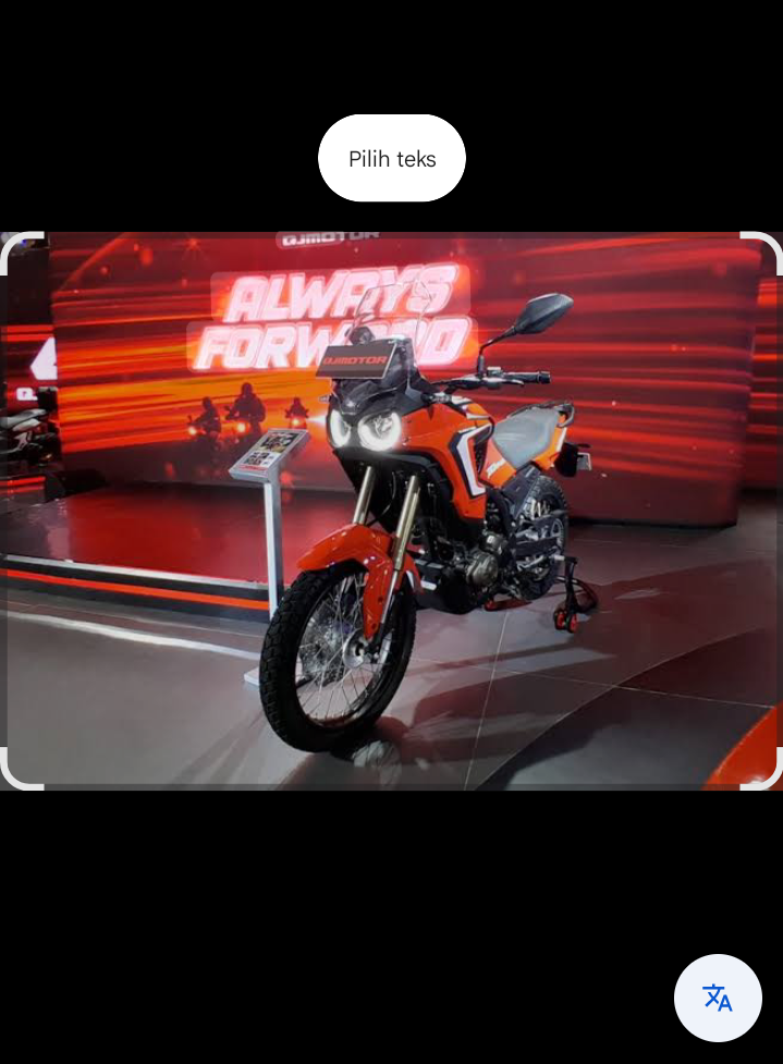 Tourino 250 DX dibekali mesin 250 cc yang dirancang untuk keseimbangan tenaga dan efisiensi.