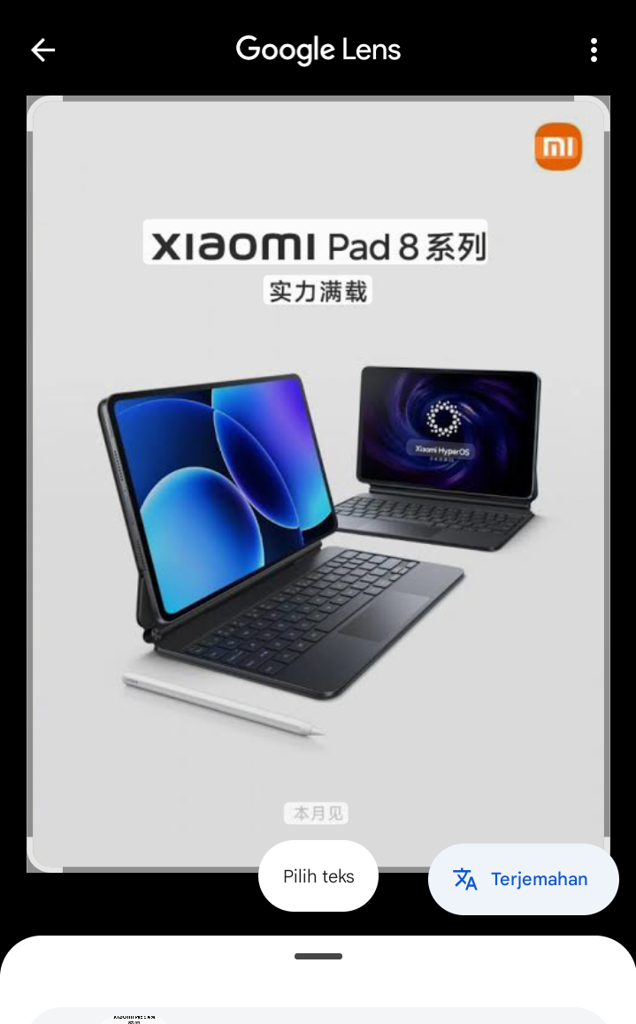 Xiaomi Pad 8 menjalankan sistem operasi HyperOS 3 terbaru.