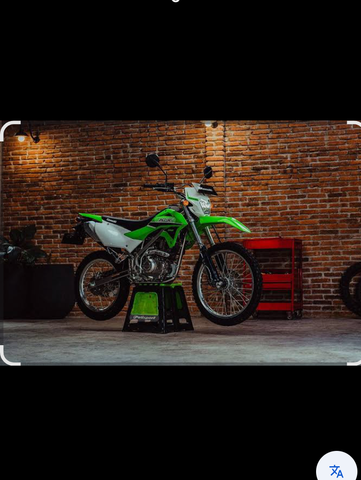 Proporsi ramping khas KLX tetap dipertahankan. Identitas trail sejati tetap menjadi fokus utama.