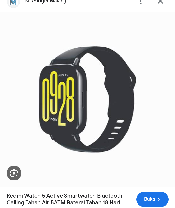 Xiaomi Watch 5 tampil elegan dengan bodi berbentuk bulat klasik.