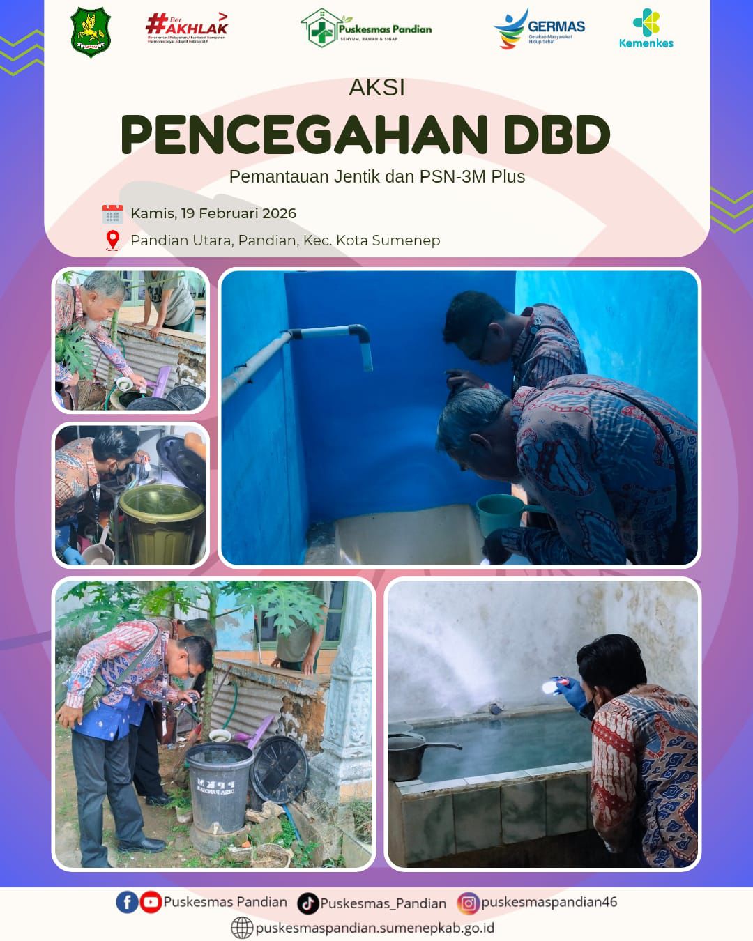 Akasi Pencehagan DBD, Pemanfaatan Jentik PSN 3M Plus