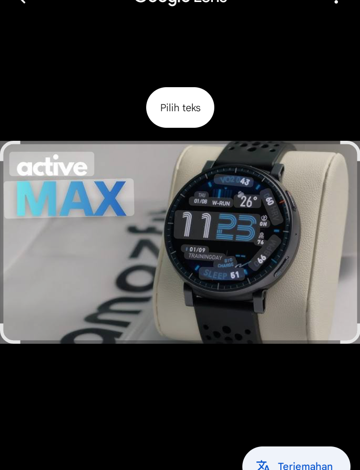 Amazfit Active Max dibekali baterai yang diklaim mampu bertahan hingga 25 hari.