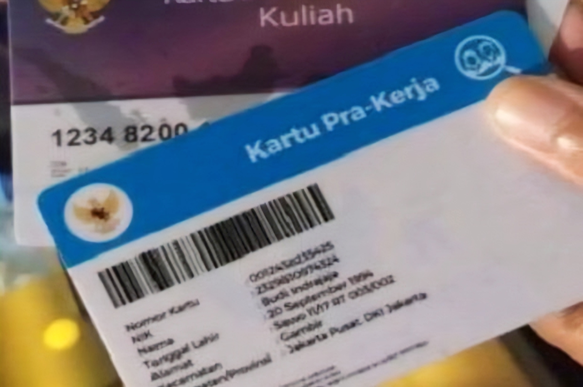 Ilustrasi kartu Prakerja