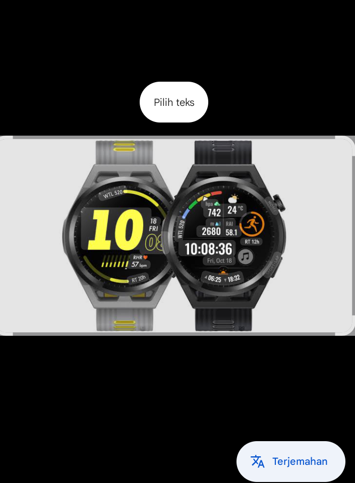 Huawei Runner Watch juga mendukung pemantauan kesehatan harian.