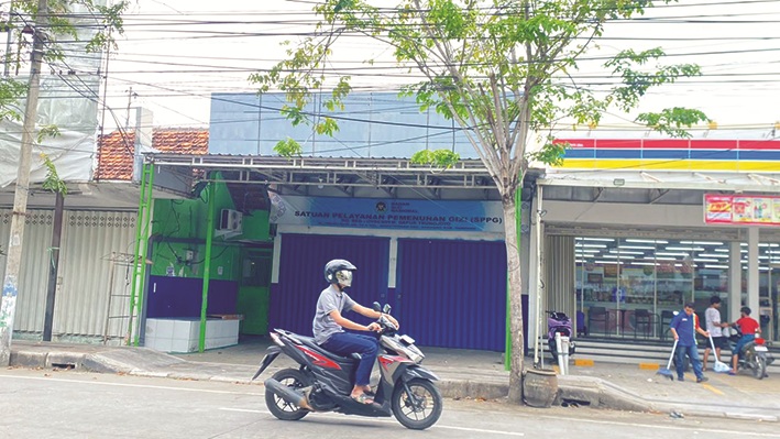PENYALURAN: Dapur SPPG Yayasan Generasi Emas yang ada di Jalan Trunojoyo Rabu (25/2). (AYU LATIFAH/JPRM)