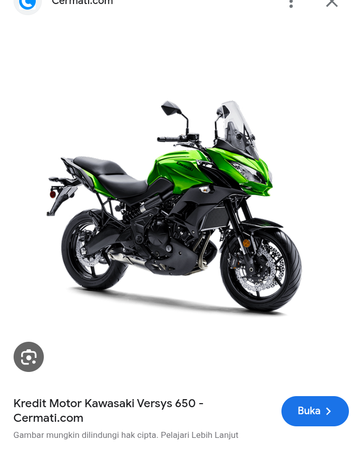 Versys 650 2026 tampil agresif dengan garis bodi yang tegas dan modern.