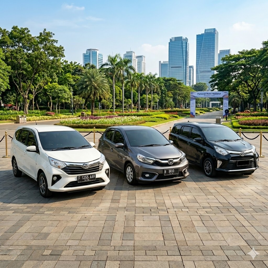 Deretan mobil bekas murah