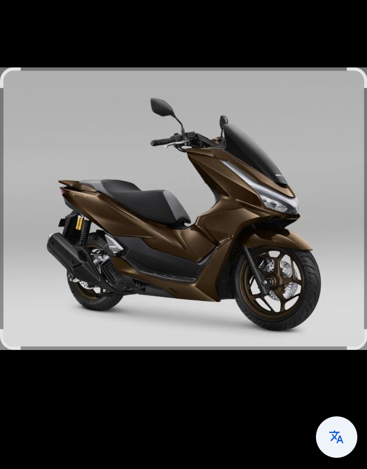 PCX 160 brown langsung menarik perhatian tanpa terlihat berlebihan.