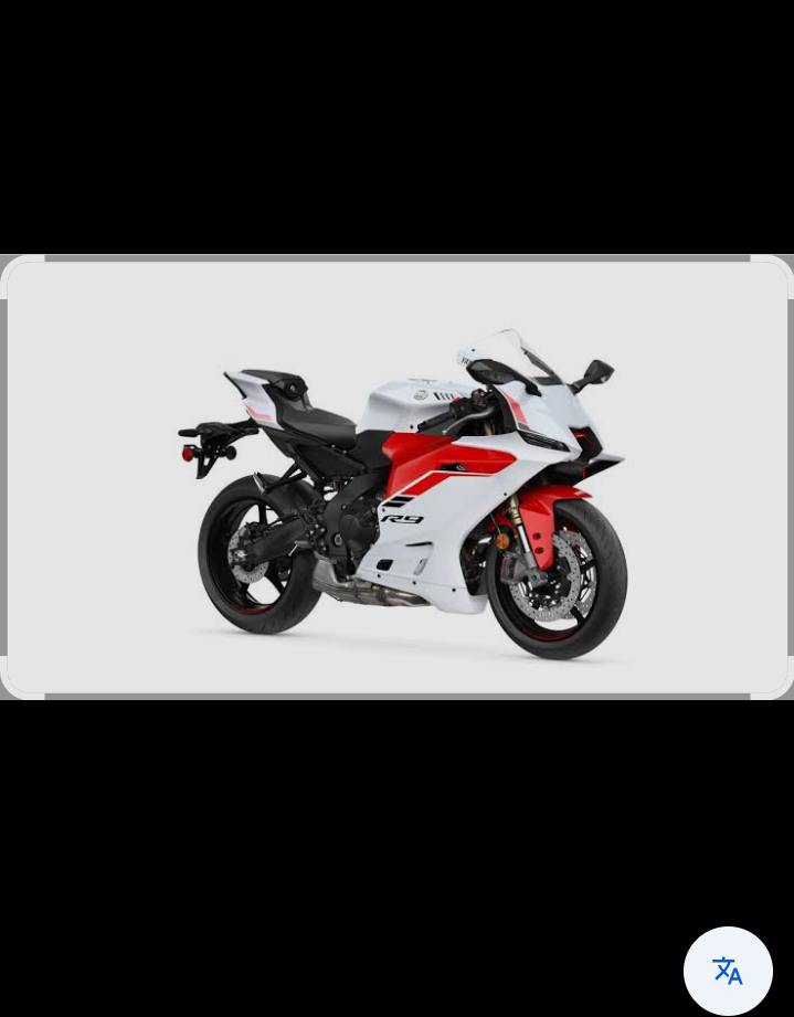 Yamaha R9 2026 mengusung fairing aerodinamis yang tajam.