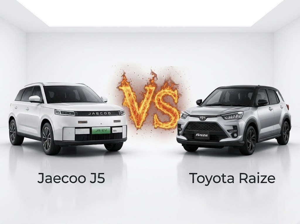 Jaecoo J5 VS Toyota Raize