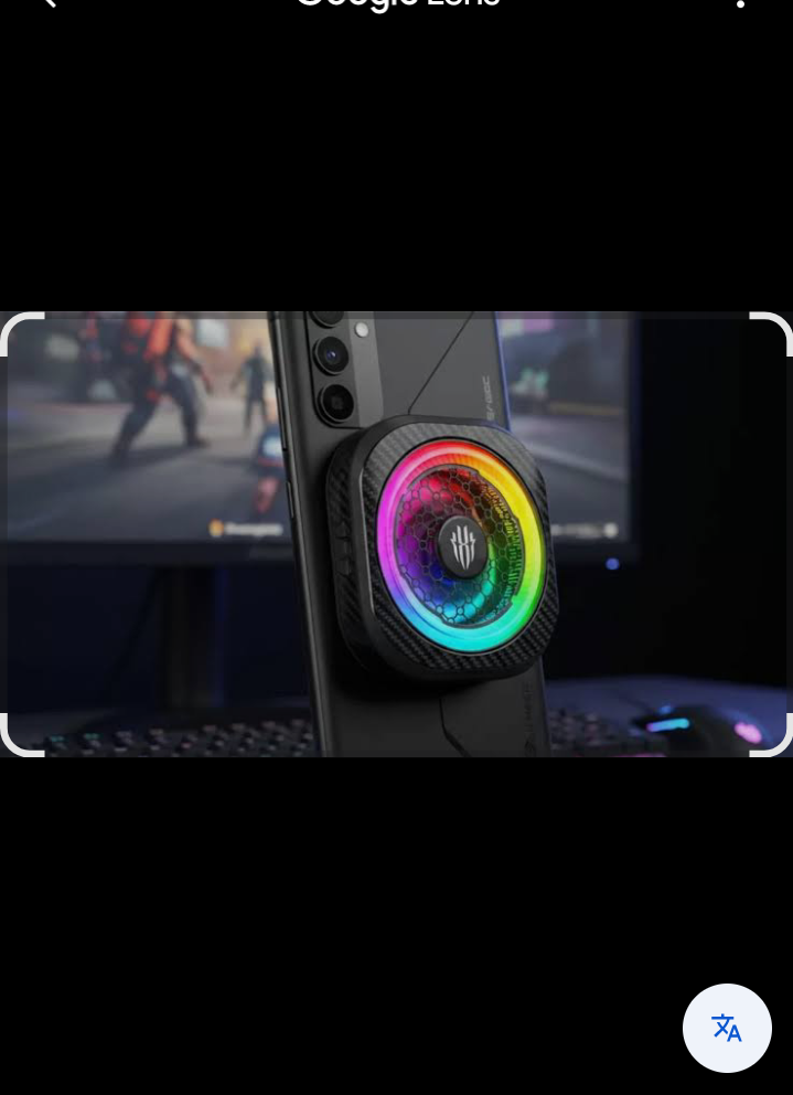 Desain RedMagic Cooler 8 Pro tampil mencolok dengan elemen RGB di bagian kipas.