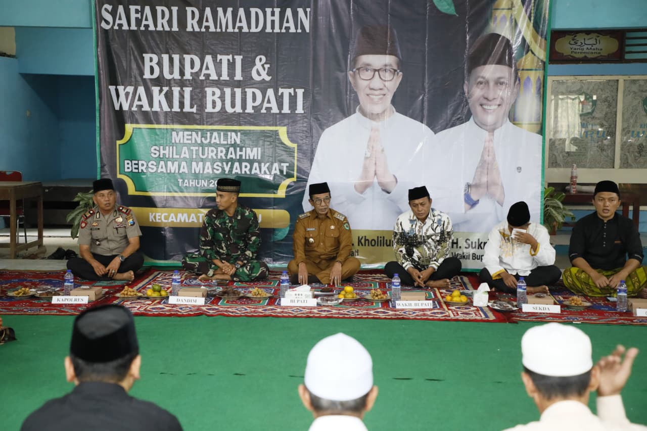 Agenda kegiatan Safari Ramadan di Kecamatan Pegantenan, Jumat (27/2).