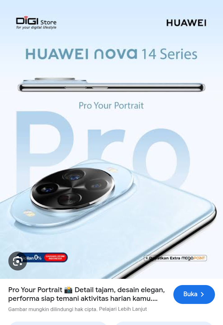 Huawei Nova 14 Pro tampil dengan pendekatan estetika yang terasa lebih berani.
