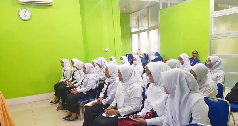 ABDI NEGARA: Sejumlah CPNS saat mendapatkan pembekalan pelatihan dasar beberapa waktu lalu.